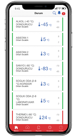 Kilardar temperature humidity monitoring android application